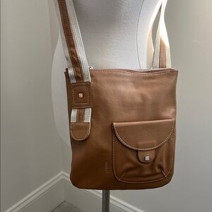 Brown Leather Crossbody Bag